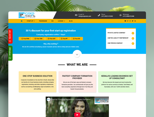 www.corprootskerala.com